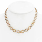 14K Női arany-fehérarany fantázia nyakék