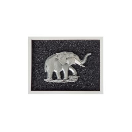 ezüst szerencsehozó elefánt fali dekoráció (másolat)