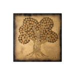 arany színű többágú pénzfa fali dekoráció (másolat)