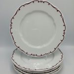 zsolnay 6 személyes süteményes készlet