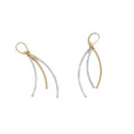 női arany fülbevaló