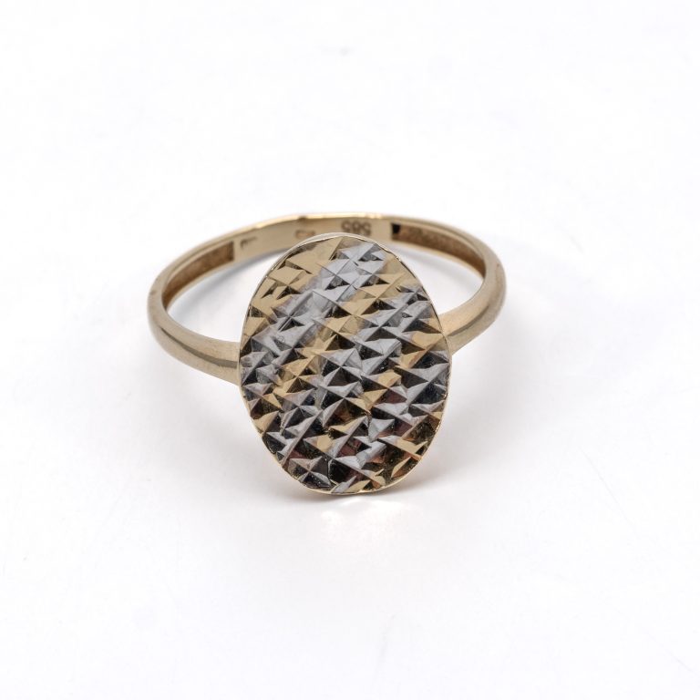 14k női arany mintás gyűrű (másolat)