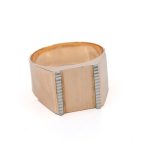 14k férfi arany fehér köves gyűrű (másolat)