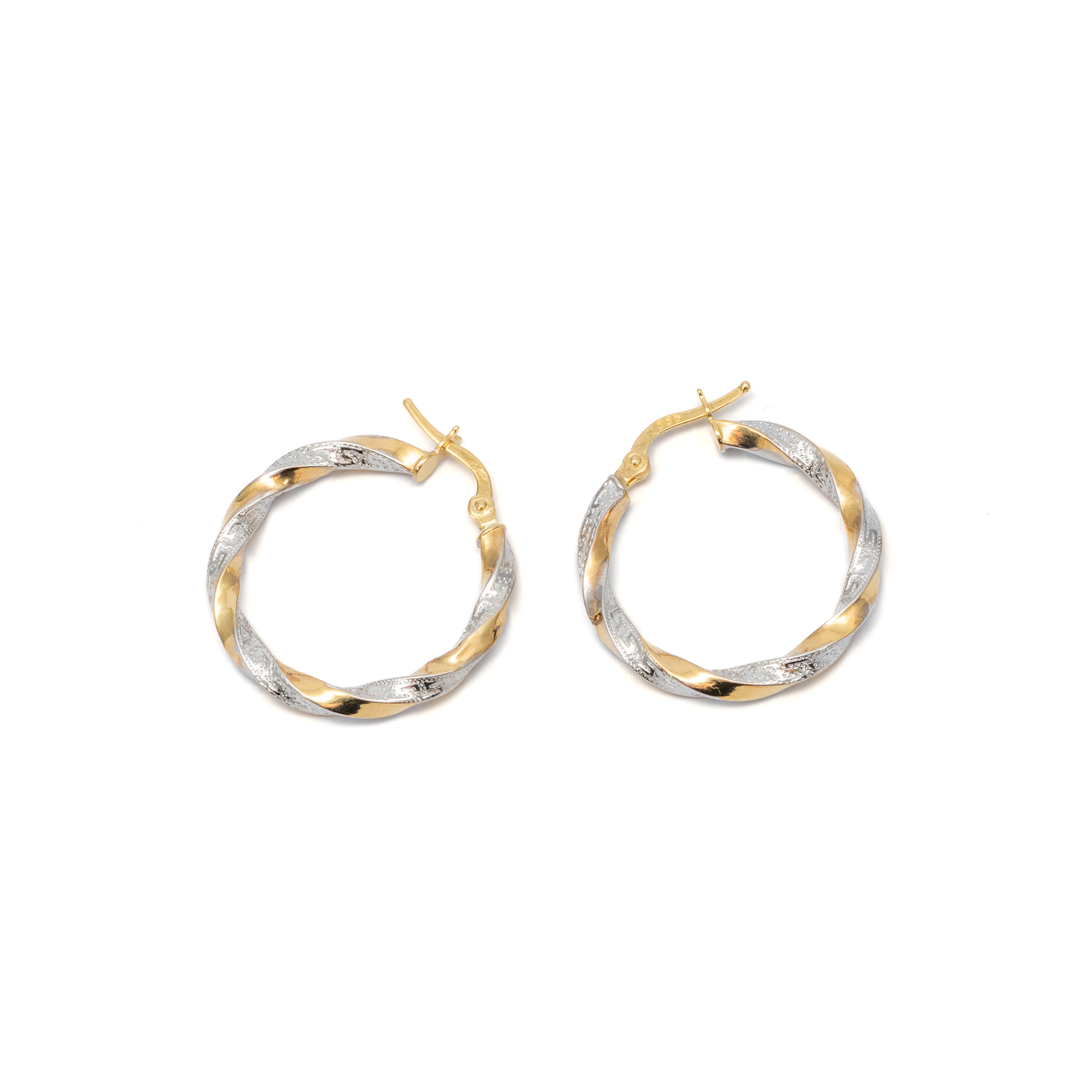 14k női arany csavart karika villás fülbevaló (másolat) 14k női arany csavart karika villás fülbevaló (másolat)