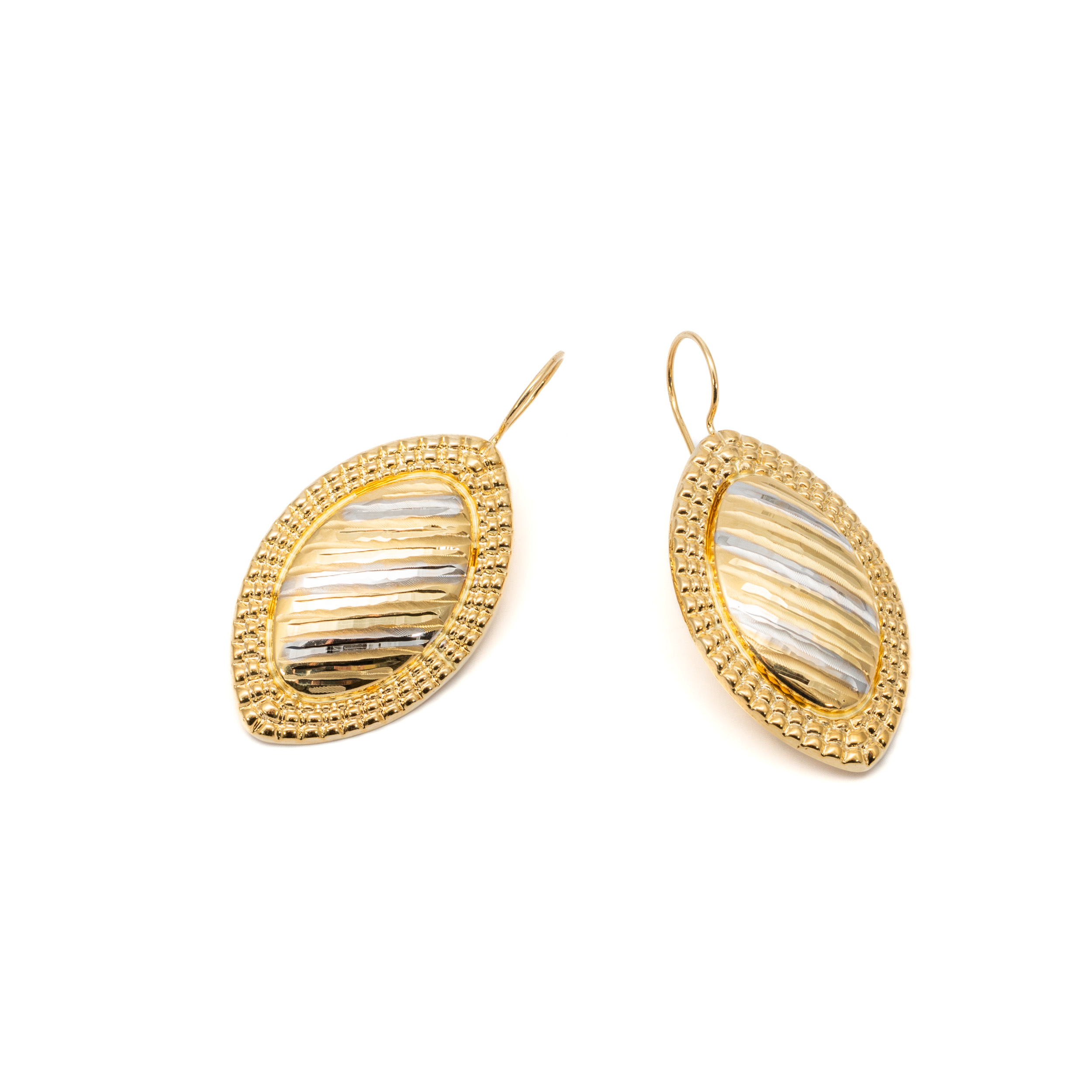 14k női arany mintás villás fülbevaló (másolat) 14k női arany mintás villás fülbevaló (másolat)