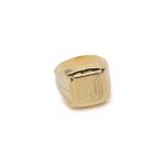 14k férfi arany pecsétgyűrű (másolat)