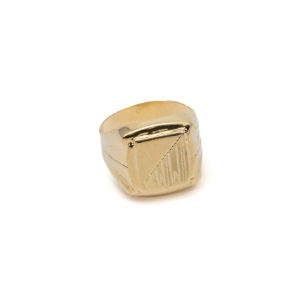 14k férfi arany pecsétgyűrű (másolat)