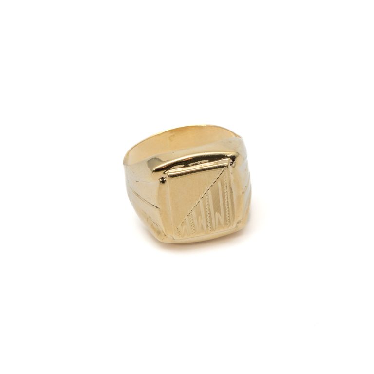 14k férfi arany pecsétgyűrű (másolat)