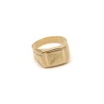 14k férfi arany fehér köves gyűrű (másolat)