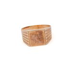 14k férfi arany fehér köves gyűrű (másolat)