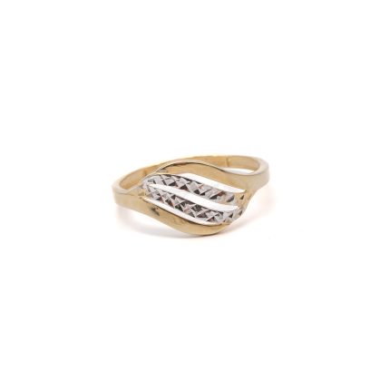 14k női fehérarany arany gyűrű (másolat)