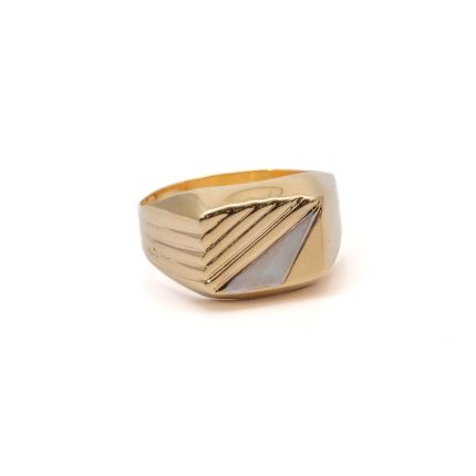 14k arany férfi pecsétgyűrű (másolat)