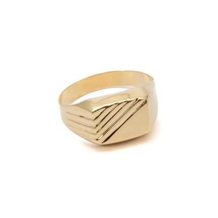 14k arany férfi pecsétgyűrű (másolat)