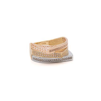 14k női köves arany gyűrű (másolat)