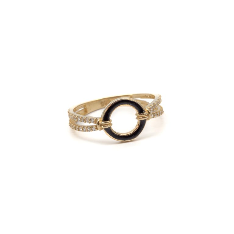 14k női köves arany gyűrű (másolat)