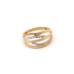 14k női köves arany gyűrű (másolat)