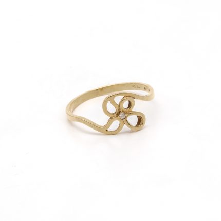 14k női arany köves gyűrű (másolat)