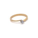 14k női köves arany gyűrű (másolat)