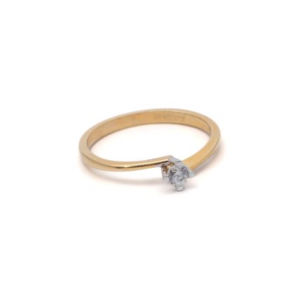 14k női köves arany gyűrű (másolat)