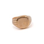 14k férfi arany pecsét gyűrű (másolat)