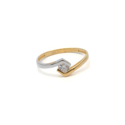 14k női köves arany gyűrű (másolat)