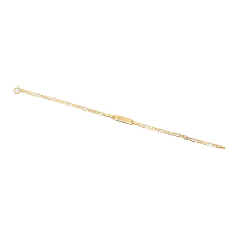 14k gyerek arany gravírozható karlánc (másolat)