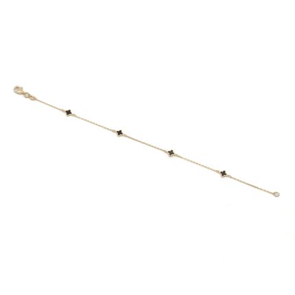 női arany karlánc lóhere mintával (másolat)