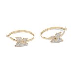 14k női arany francia kapcsos fülbevaló (másolat)