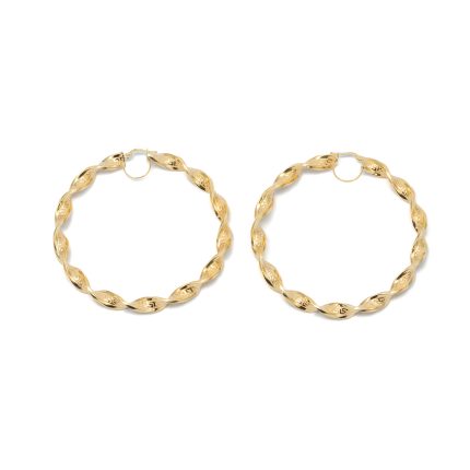 14k női arany virág köves beakasztós fülbevaló (másolat)