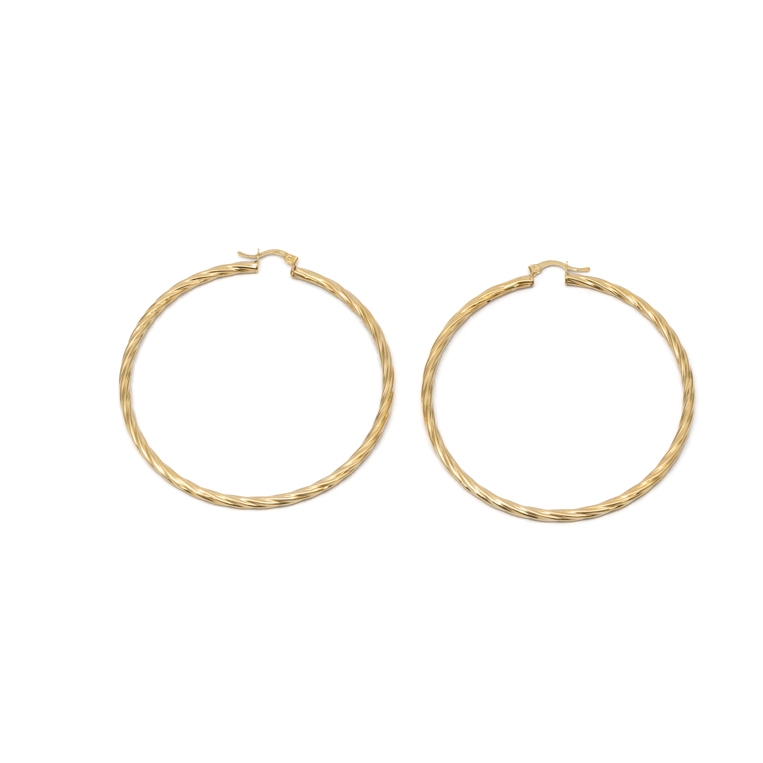 14k női arany csavart karika beakasztós fülbevaló (másolat) 14k női arany csavart karika beakasztós fülbevaló (másolat)