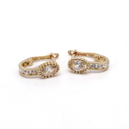 14k női arany francia kapcsos fülbevaló (másolat)