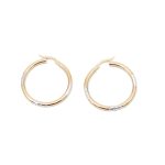 14k női arany lóhere villás fülbevaló (másolat)