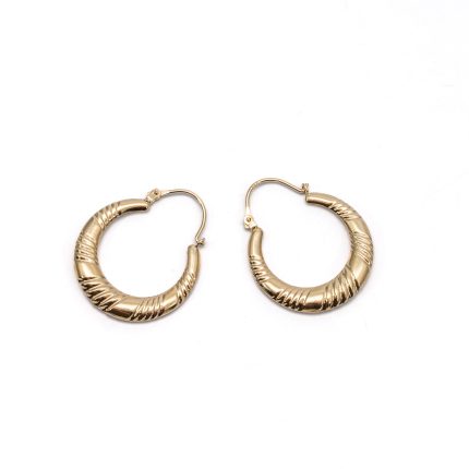 14k női arany elől kapcsos fülbevaló (másolat)