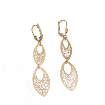 14k női arany hátul kapcsos fülbevaló (másolat)