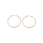 14k női arany karika fülbevaló (másolat)