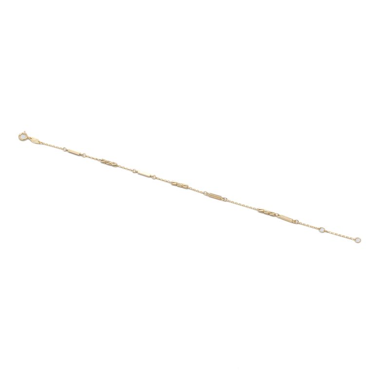 14k női arany mintás karkötő (másolat)