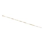 14k női arany lóhere köves karkötő (másolat)