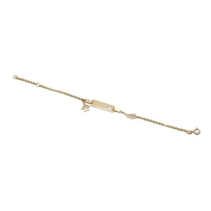 14k női arany gravírozható karkötő (másolat)