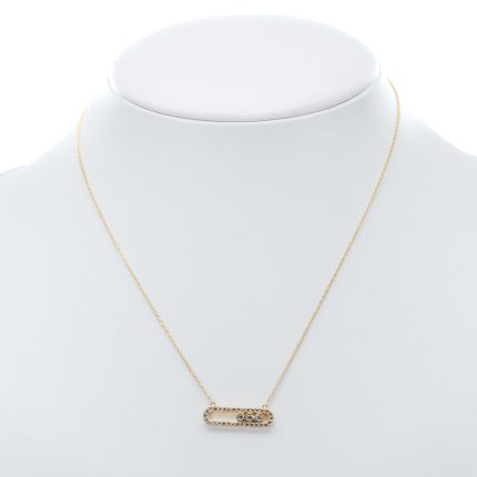 14k női arany köves nyaklánc (másolat)