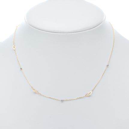 14k női arany köves nyaklánc (másolat)