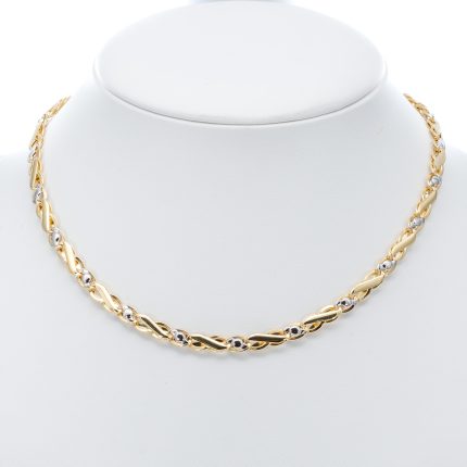 14k női arany láncszem nyaklánc (másolat)