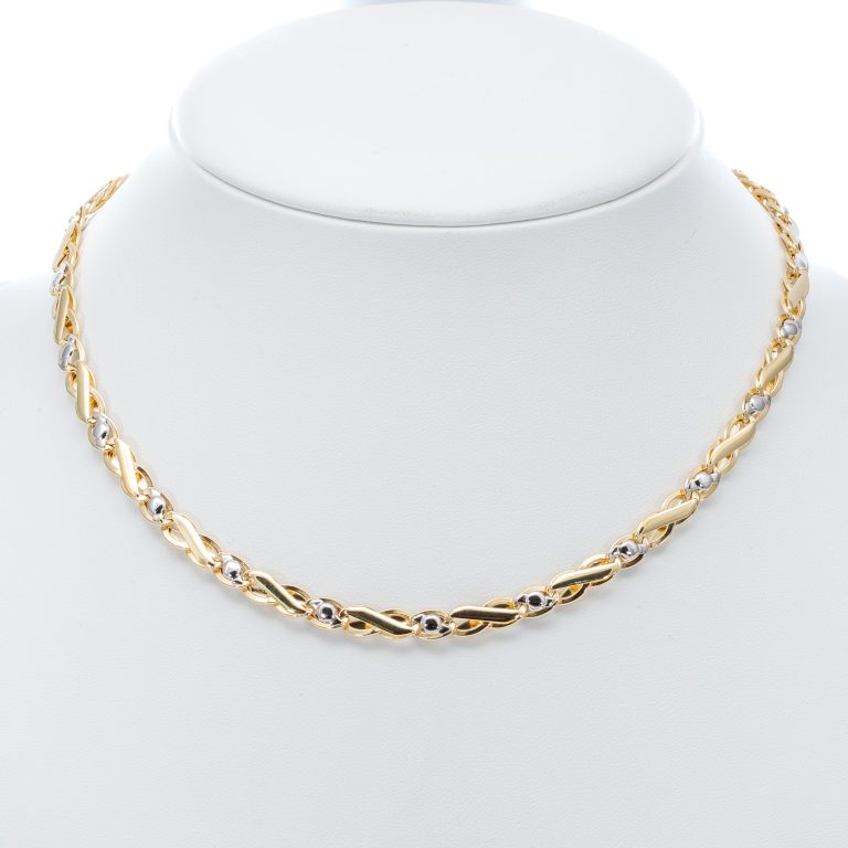 14k női arany láncszem nyaklánc (másolat)