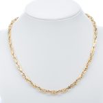 14k férfi arany láncszem nyaklánc (másolat)