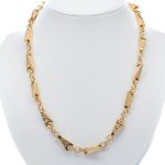 14k férfi arany láncszem nyaklánc (másolat)