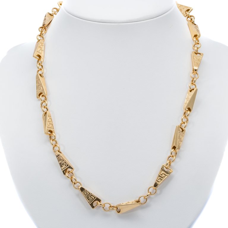 14k férfi arany láncszem nyaklánc (másolat)