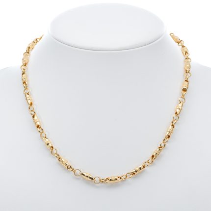 14k férfi arany mintás nyaklánc (másolat)