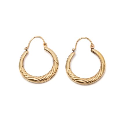 14k női arany elől kapcsos fülbevaló (másolat)