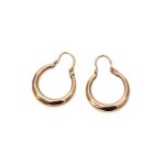 14k női arany elől kapcsos karika fülbevaló (másolat)