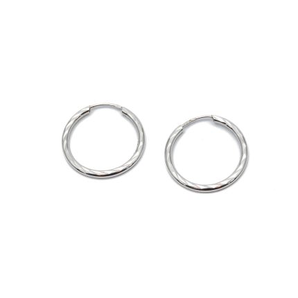 14k női arany csavart karika villás fülbevaló (másolat)