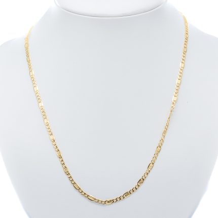 14k férfi arany figaro nyaklánc (másolat)